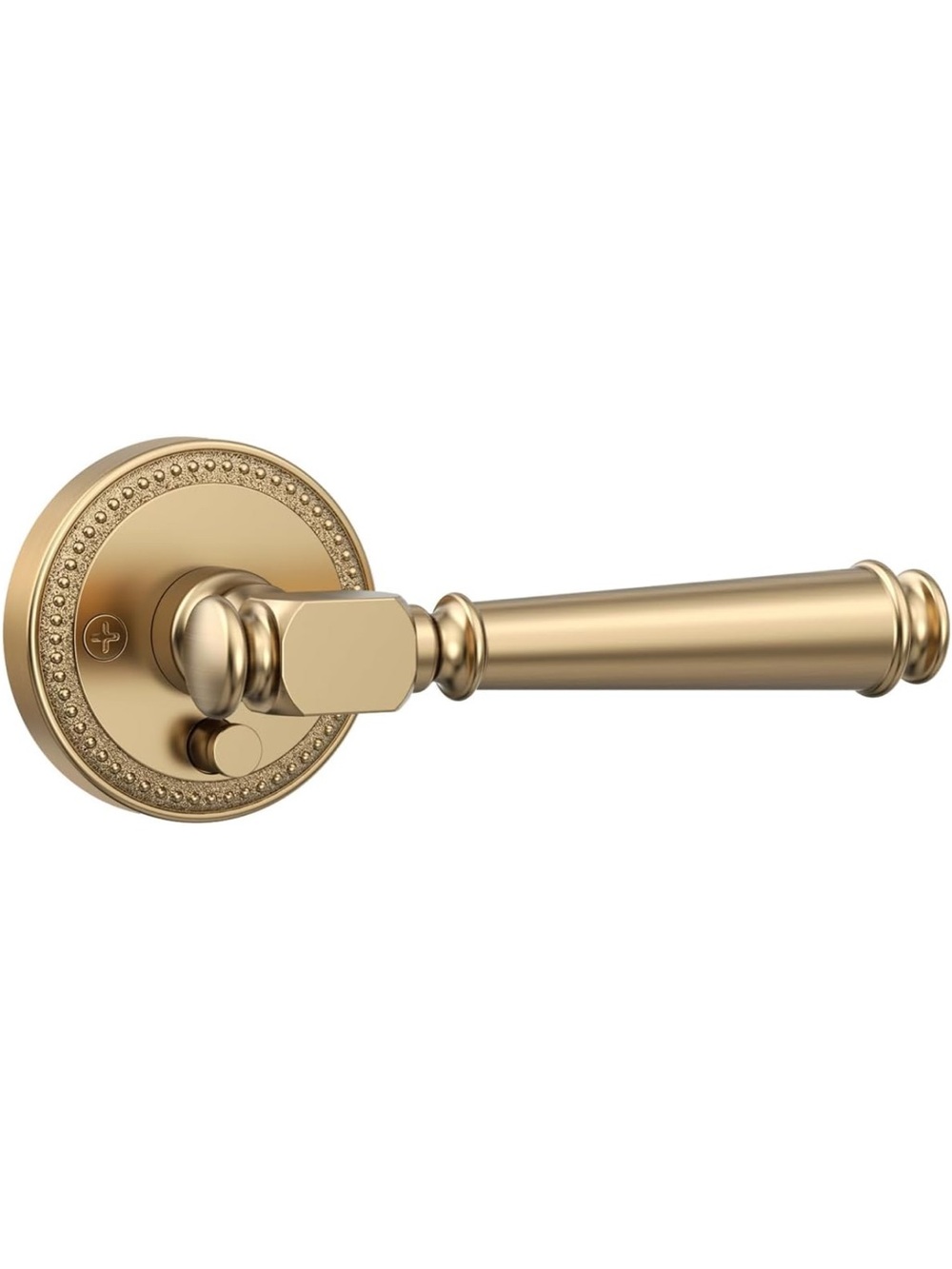 Amerdeco 1 Pack Champagne Bronze Interior Door Knobs